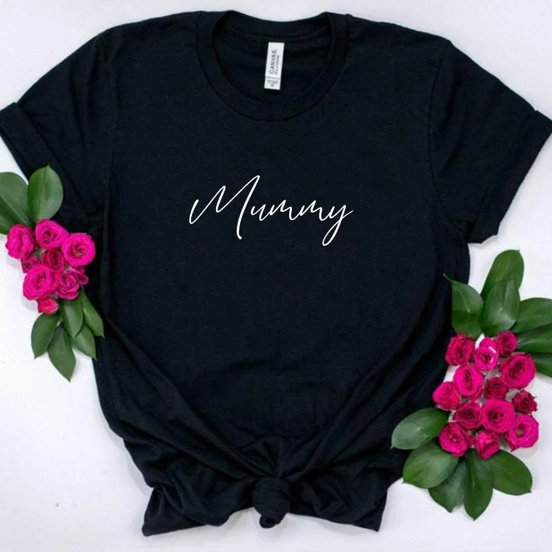 Pure Love- Mummy Script T-Shirt Youthful Men's Pop