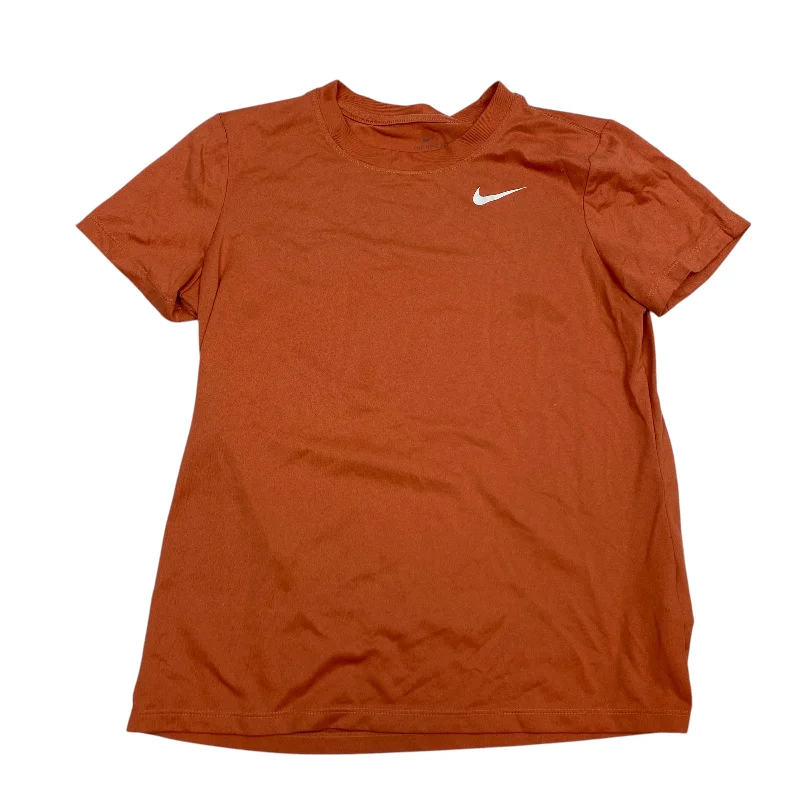 Athletic Top Short Sleeve By Nike In Orange, Size: M Dapper Men's Bow